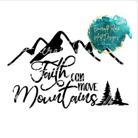 Move Mountains Bible Affirmation Washi