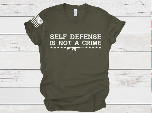 Self Defense Is Not A Crime - 54S