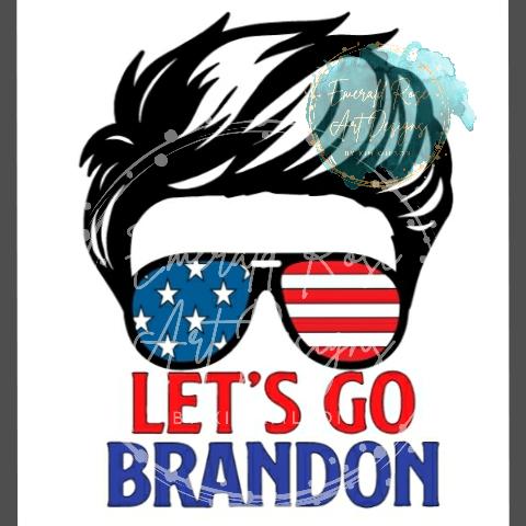 Let's go Brandon Decals/ Mom and Dad