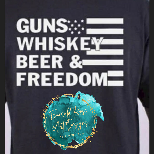 Guns Whiskey Beer & Freedom - 91S