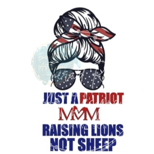 Just a Patriot Mom Decal