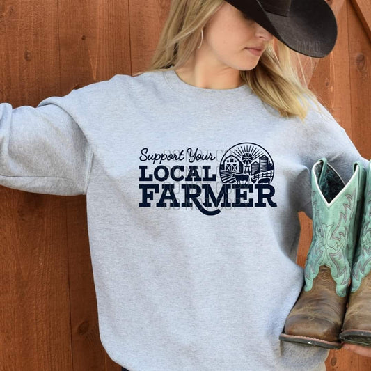 Support Your Local Farmers - 114S - T SHIRT